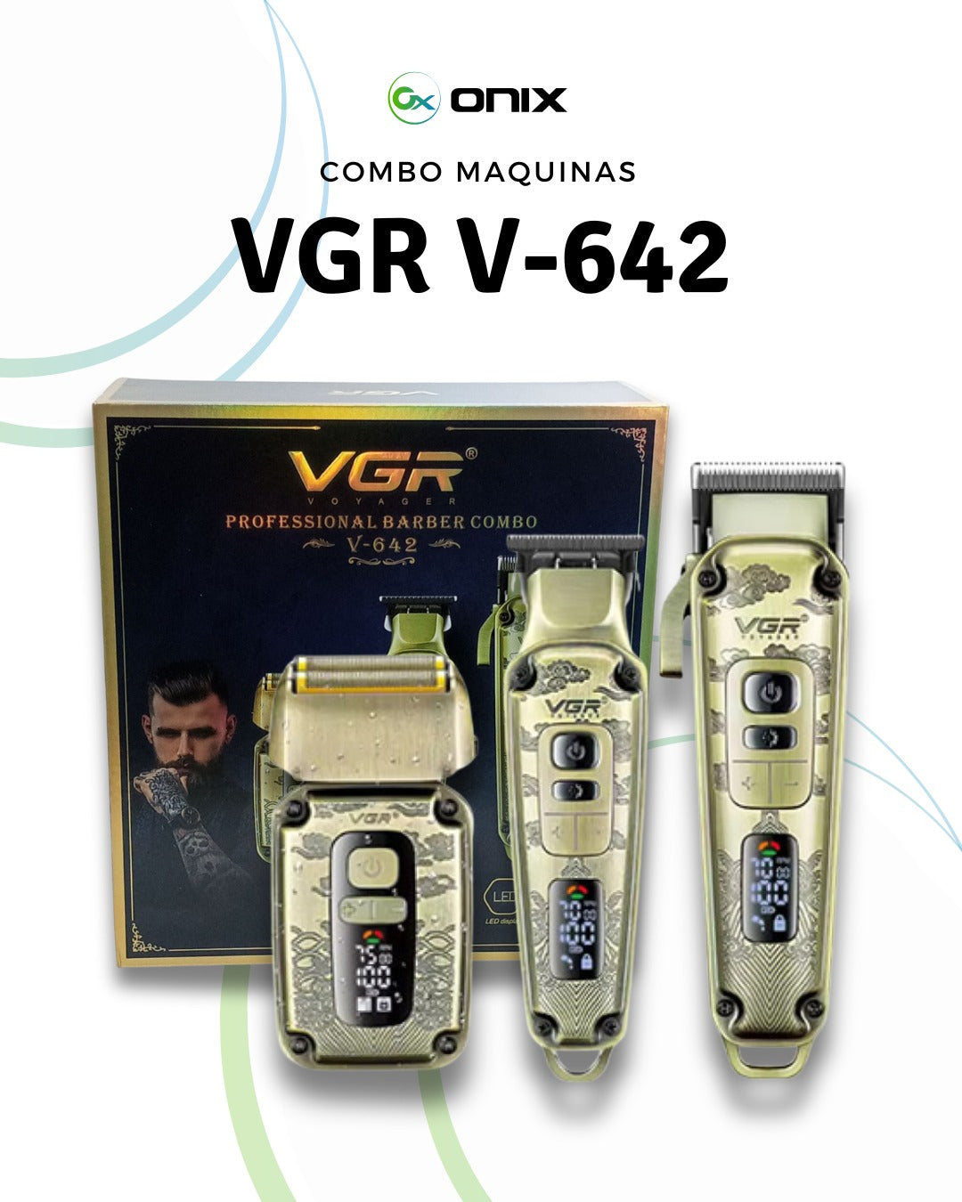 COMBO BARBERO PROFESIONAL VGR V-642