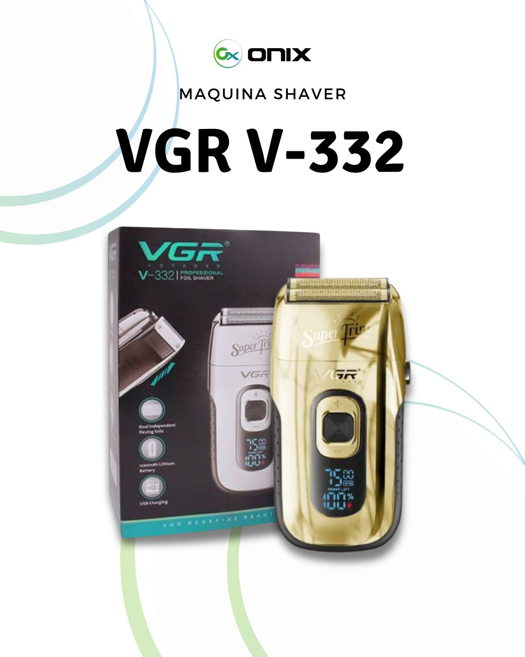 AFEITADORA SHAVER VGR V -332