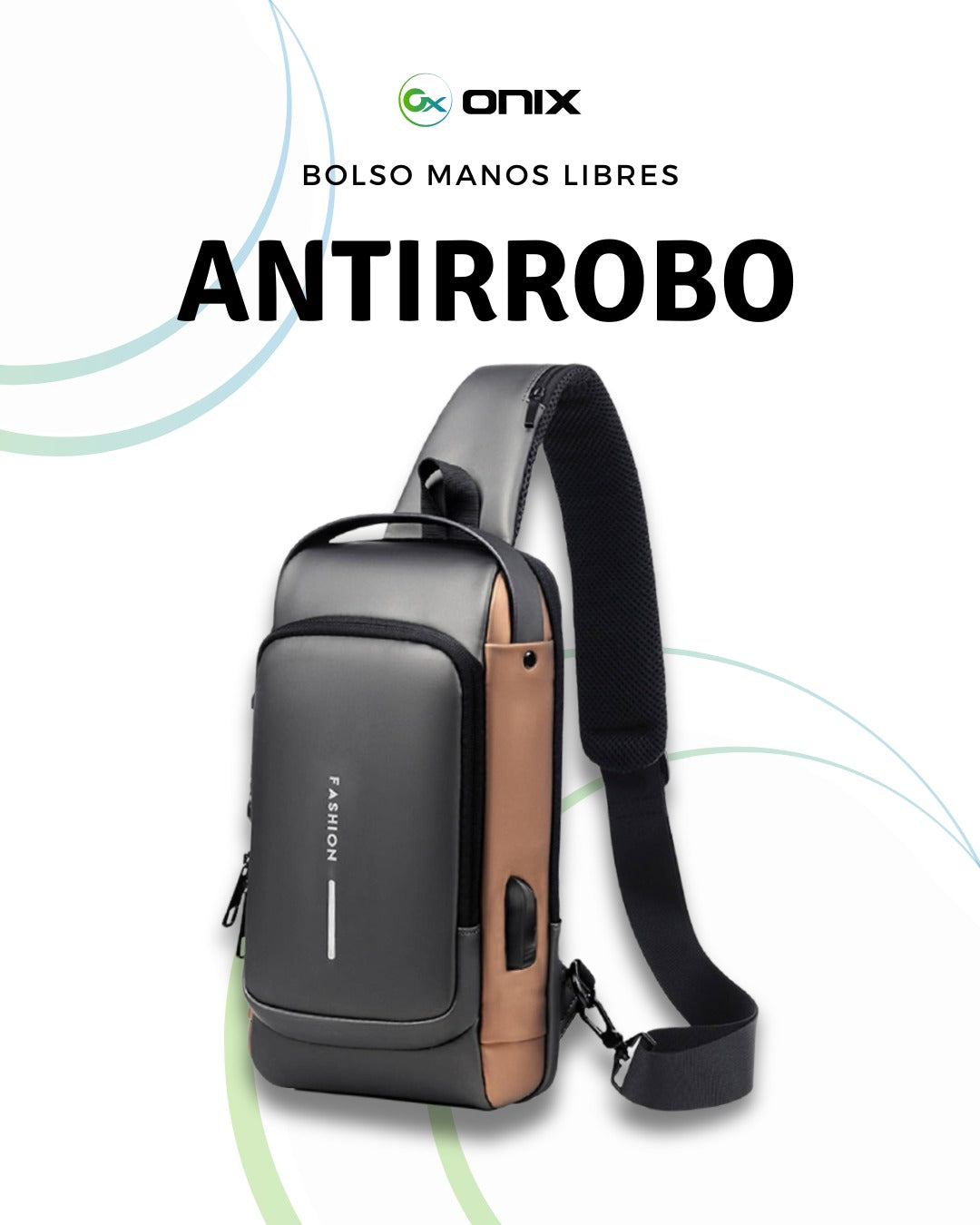 BOLSO MANOS LIBRE ANTI-ROBO FASHION