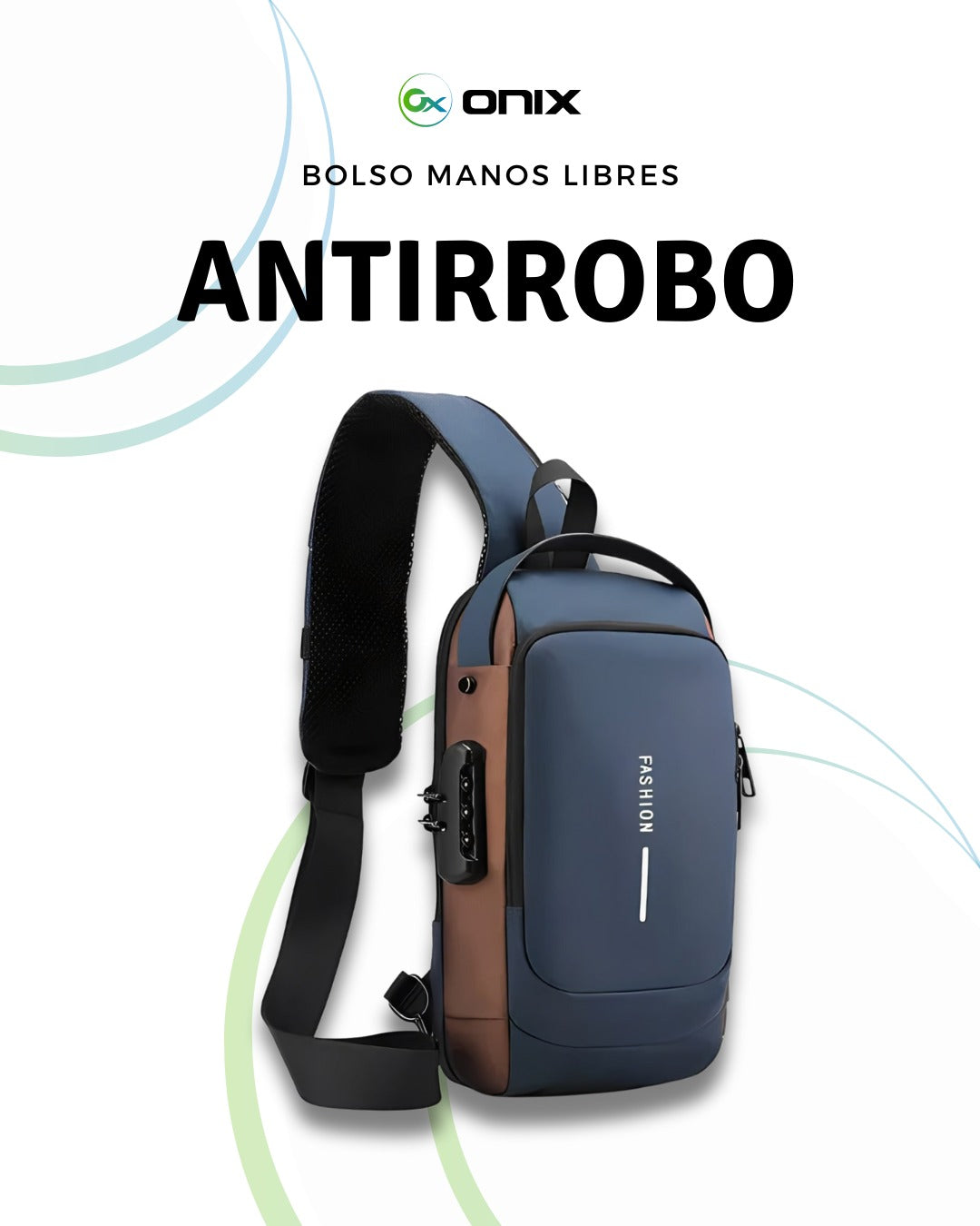 BOLSO MANOS LIBRE ANTI-ROBO FASHION