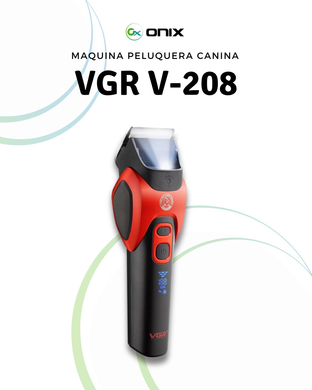 MAQUINA CORTE PELO MASCOTAS VGR V - 208