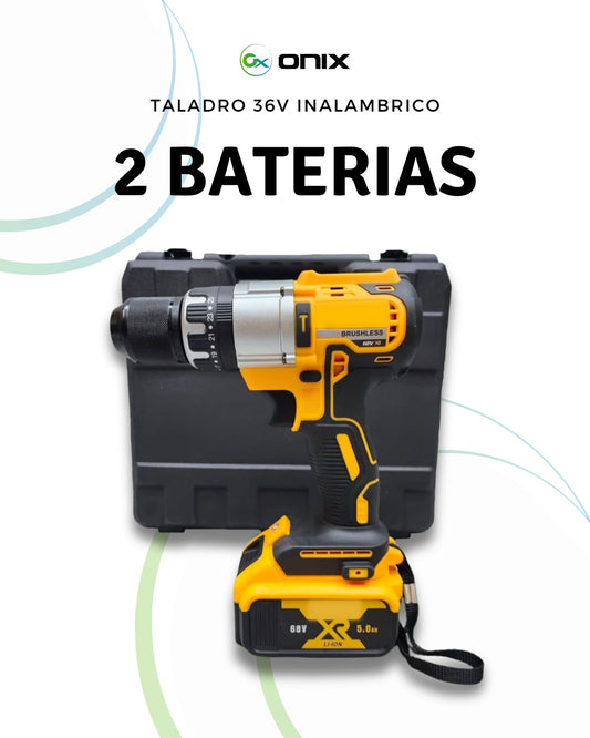 Taladro 36v Inalambrico 35 Pzs 2 Bateria