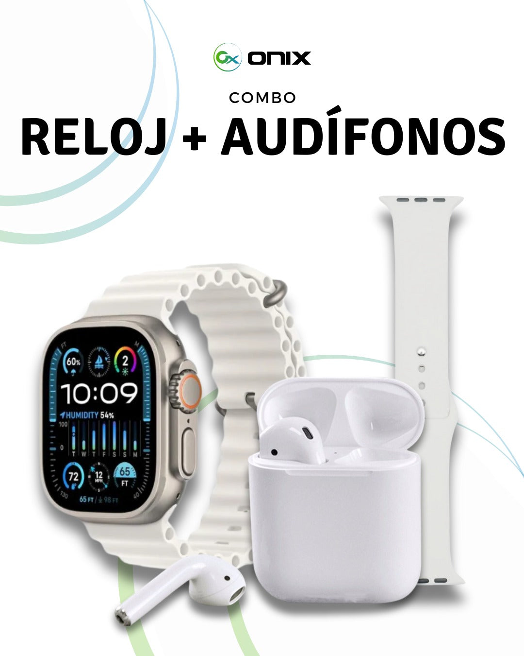 COMBO SMART WATCH + AUDIFONO